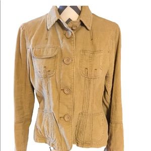 BB Dakota Tan Corduroy Jacket LARGE